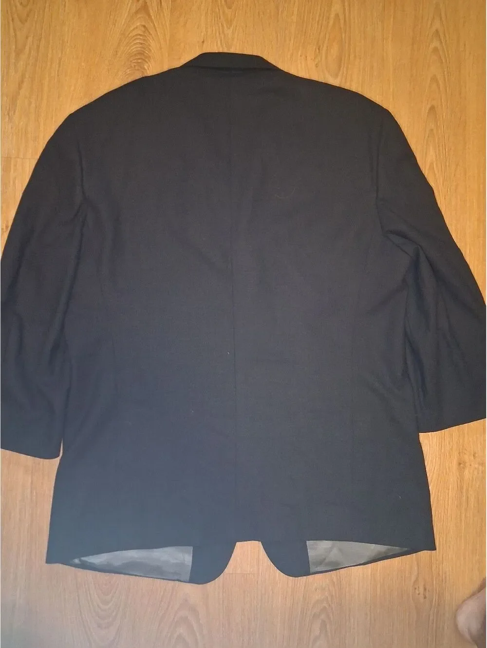 Givenchy Suit Jacket Sport Coat 48R Black 100% Worsted Wool